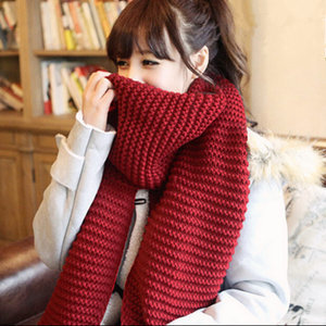 秋冬毛線長(zhǎng)圍巾圖片大全 溫暖與時(shí)尚的完美結(jié)合